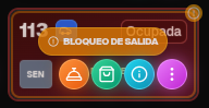 Bloqueo Salida