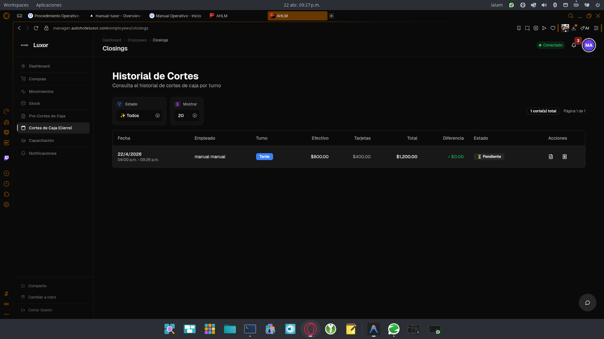 005 Historial